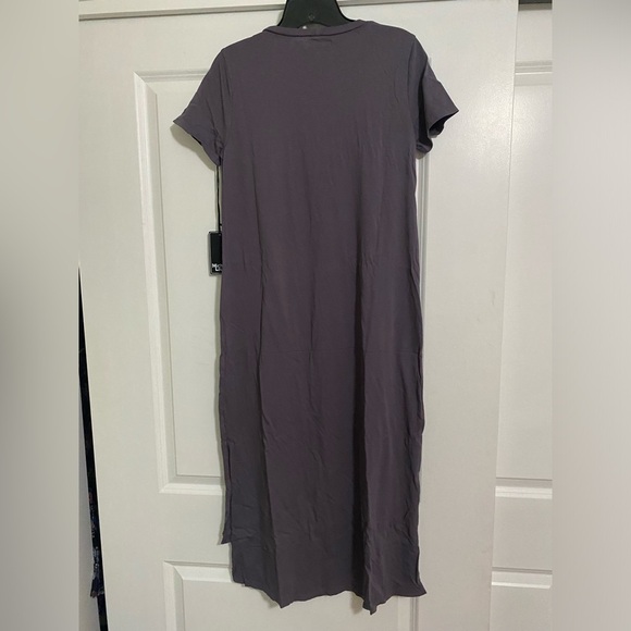 Michael Lauren Gray T Shirt Dress - Picture 2 of 4